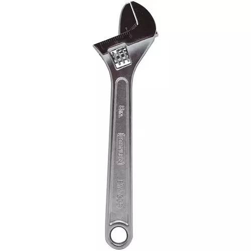 STANLEY 8 inch (200 mm) Adjustable Spanner Chrome Vanadium Steel Body and In-Built Tension Spring, 87-369