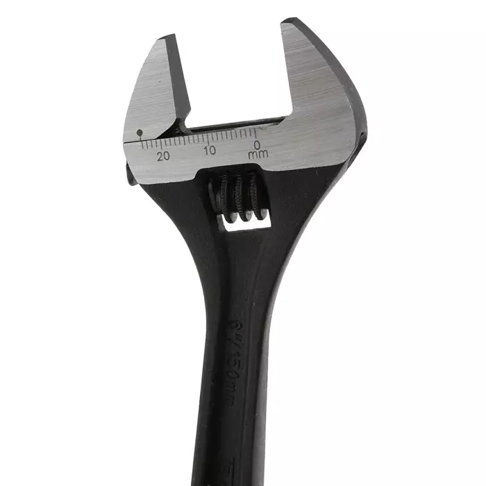 Teng Tools Adjustable Spanner, 150 mm Overall, 24 mm Ja W Capacity, Metal Handle, 4002