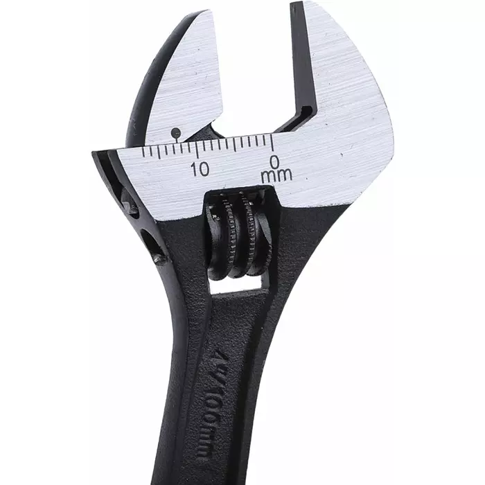 Teng Tools Adjustable Spanner, 100 mm Overall, 17 mm Ja W Capacity, Metal Handle, 4001