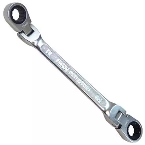 Ktc Double Flex -Head Ratchet BoxWrench 14x17 mm 5 Degree Feed Angle, MR1A-1417F