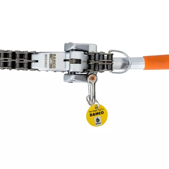 Bahco Chain Wrench 520 mm Overall 160 mm Jaw Capacity Plastic Handle, TAHBE64520