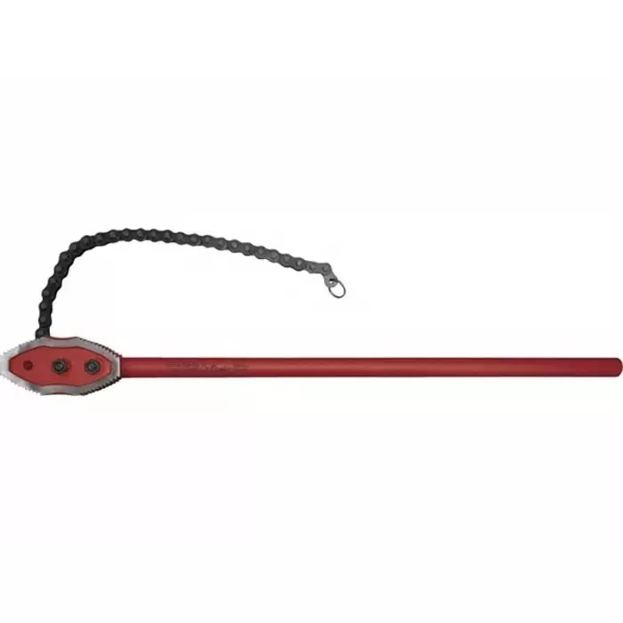 Ega-Master Chain Wrench 1200 Overall 8 mm Jaw Capacity Straight Handle, 61038