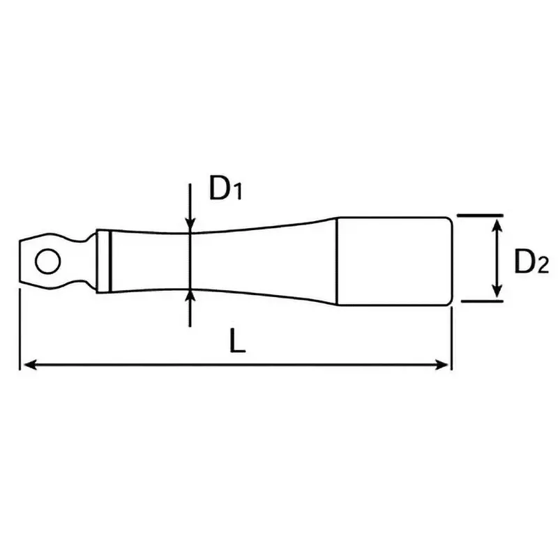 Ktc Swing Extension Bar 50 mm Dimension 12.7 mm Sq. Drive, BE4-050JW