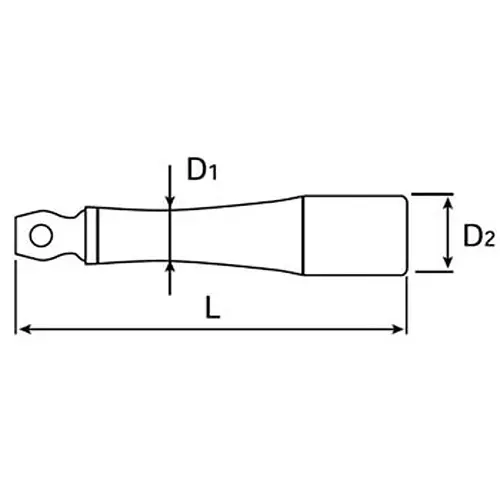 Ktc Swing Extension Bar 270 mm Dimension 6.3 mm Sq. Drive, BE2-270JW