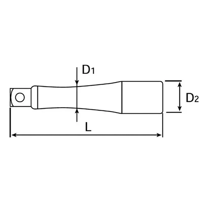 Ktc Extension Bar 50 mm Dimension 12.7 mm Sq. Drive, BE4-050