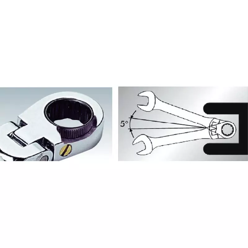 trusco-gear-wrench-flexible-combination-203-mm-overall-length-tgr-c18f