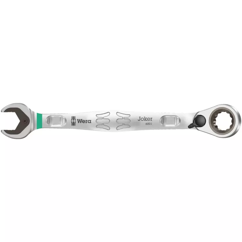 Wera 6001 Joker Switch Ratcheting Combination Wrench with Switch Lever, 5.5 mm Head Thickness and 144 mm Total Length, 5020064001