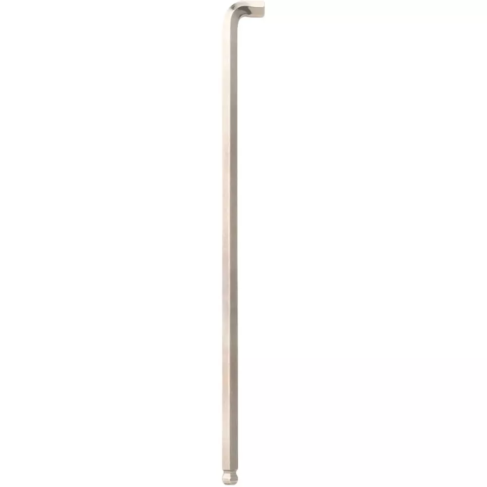 Bondhus BriteGuard Plated Stubby Ball End L-Wrench Extra Long Protanium Steel 2.0 mm Size and 100 mm Length, 26752 (Pack of 10)