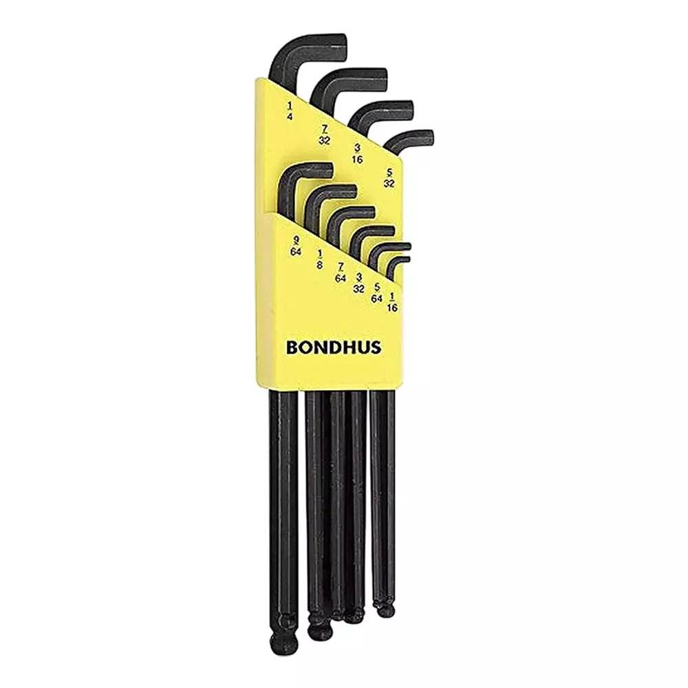 Bondhus ProGuard Stubby Ball End L-Wrench Set (10 Pcs), 16538