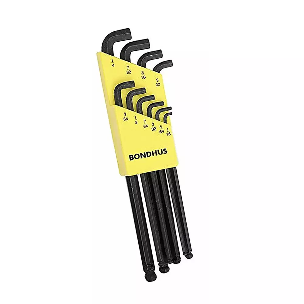 Bondhus ProGuard Stubby Ball End L-Wrench Set (10 Pcs), 16538