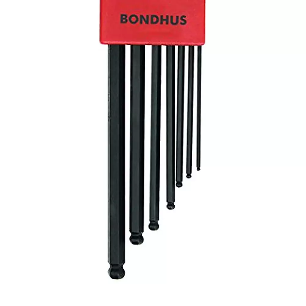 Bondhus ProGuard Stubby Ball End L-Wrench Set (7 Pcs), 16592