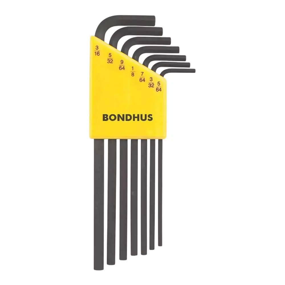 Bondhus ProGuard Hex End L-Wrench Set (7 Pcs), 12145