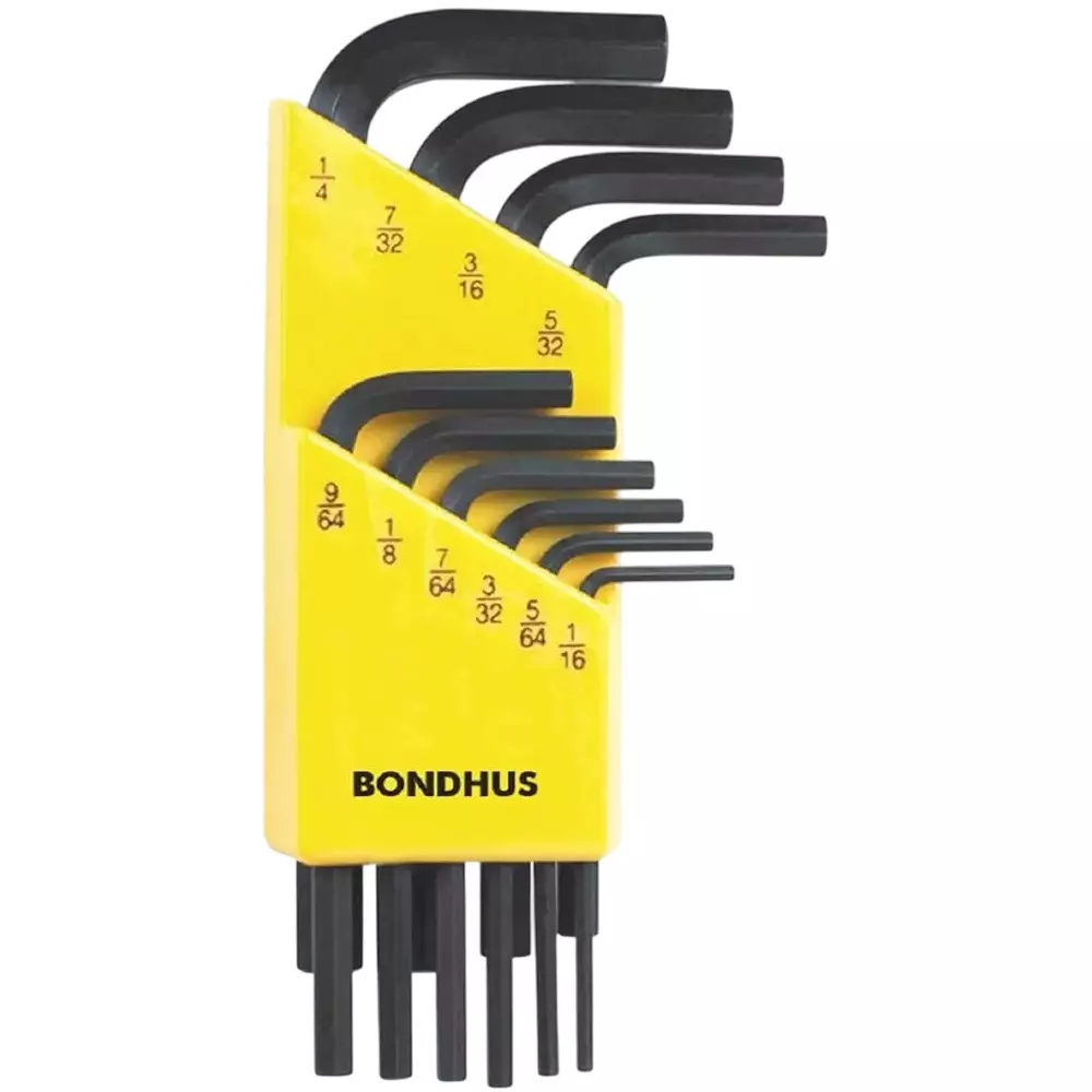 Bondhus ProGuard Hex End L-Wrench Set (10 Pcs), 12238