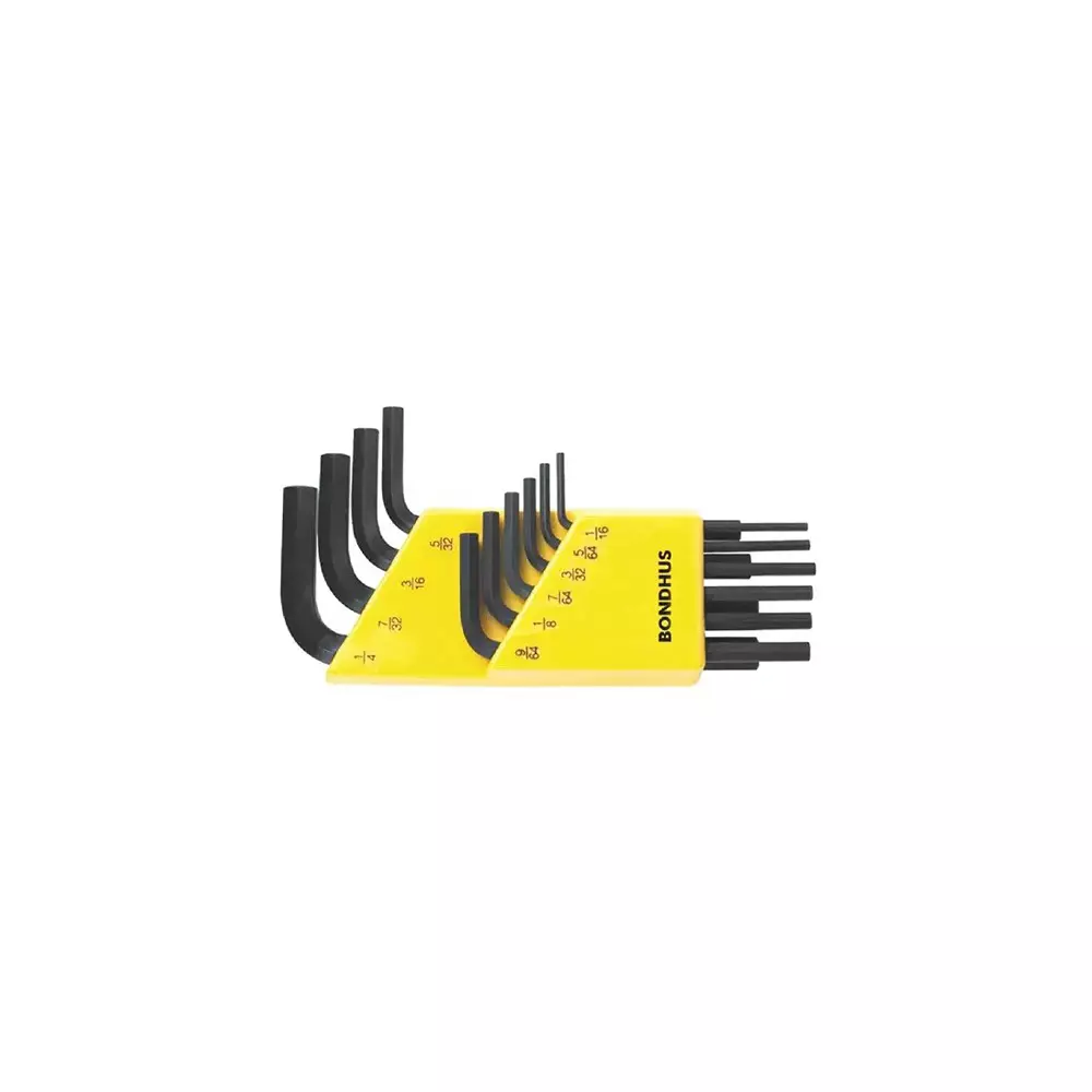 Bondhus ProGuard Hex End L-Wrench Set (10 Pcs), 12238
