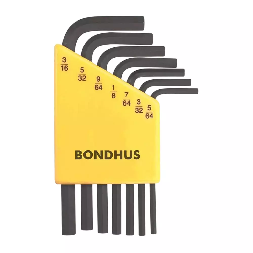 Bondhus ProGuard Hex End L-Wrench Set (7 Pcs), 12245