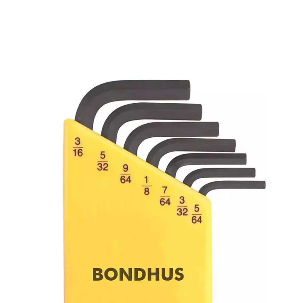 Bondhus ProGuard Hex End L-Wrench Set (7 Pcs), 12245