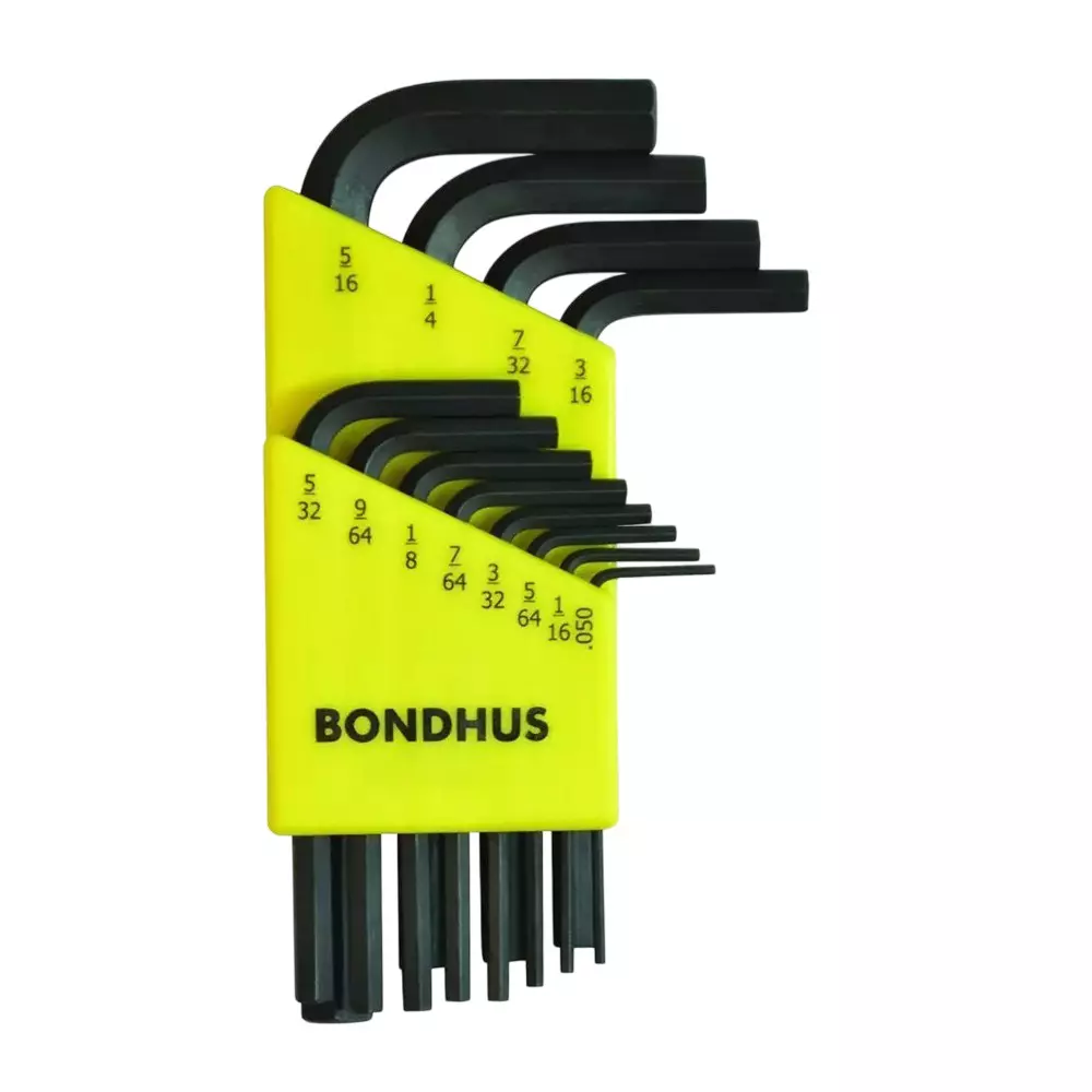 Bondhus ProGuard Hex End L-Wrench Set (12 Pcs), 12236