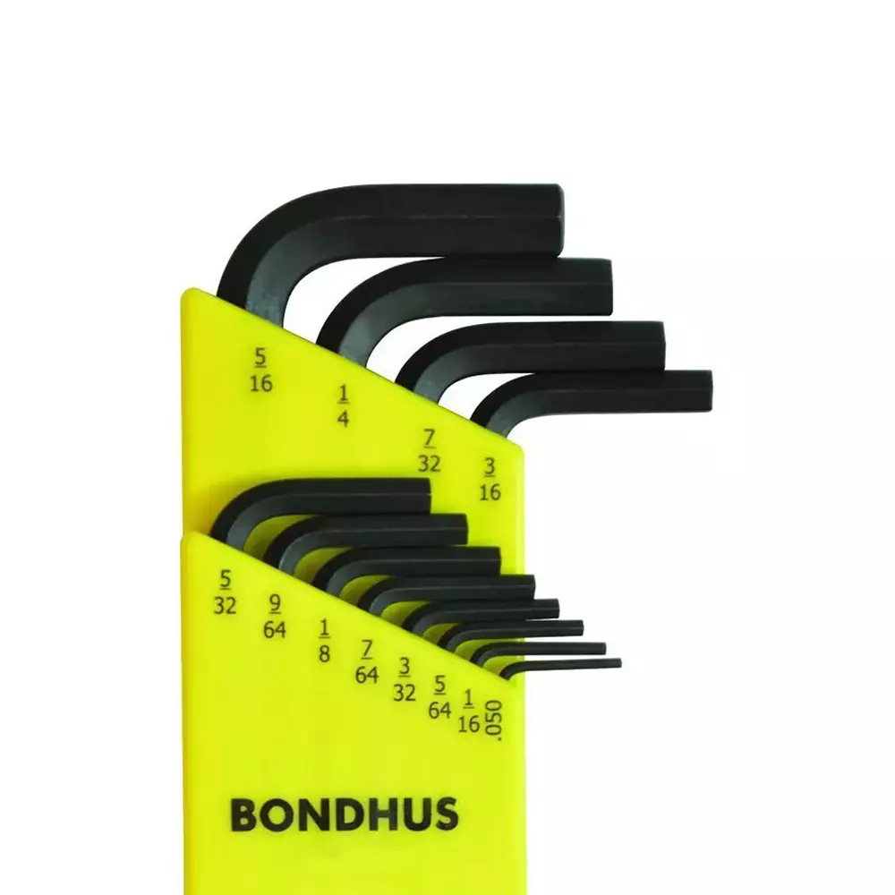 Bondhus ProGuard Hex End L-Wrench Set (12 Pcs), 12236