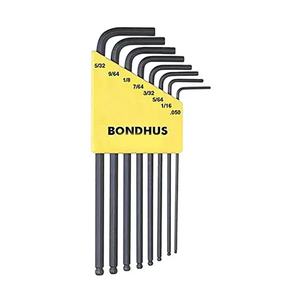 Bondhus ProGuard Ball End L-Wrench Set (8 Pcs), 10932