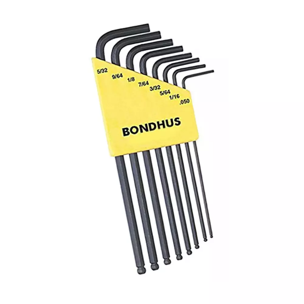 Bondhus ProGuard Ball End L-Wrench Set (8 Pcs), 10932