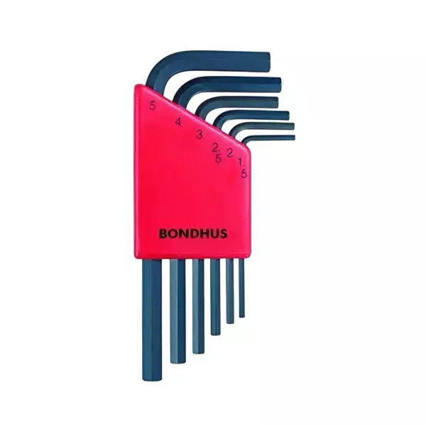 Bondhus ProGuard Hex End L-Wrench Set (6 Pcs), 12246