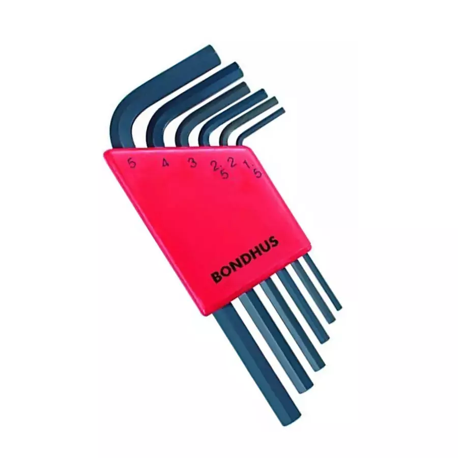 Bondhus ProGuard Hex End L-Wrench Set (6 Pcs), 12246