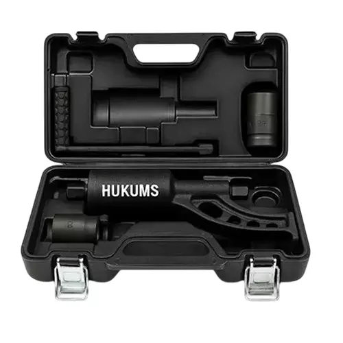 HUKUMS Labour Saving Wrench With 2 Sockets 7800 Nm Output Torque 1 : 78 Trans Speed Ratio Alloy Steel 10 Kg, HLS7800