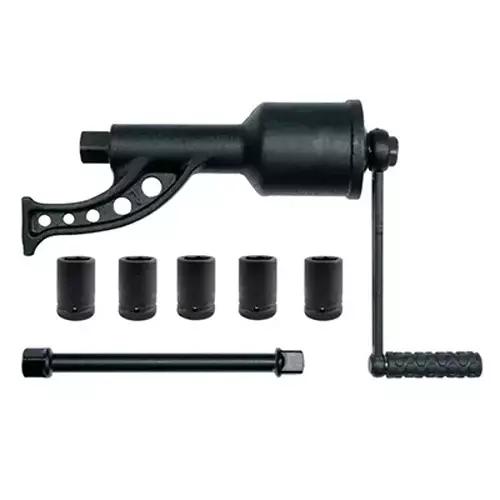 Spear Labour Saving Wrench With Sockets Kit 1 Inch (2.54 cm) Drive Size for Trucks, RVs & Other Heavy Duty Vehicles Use