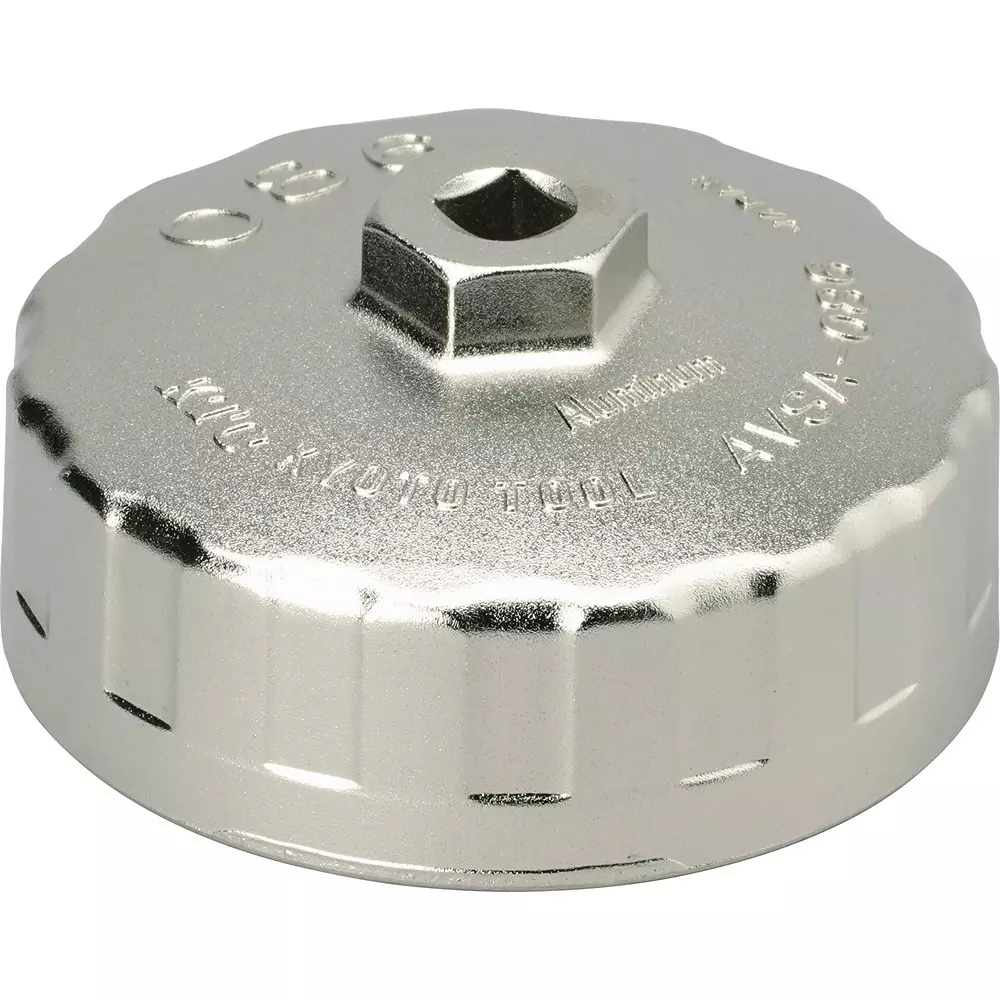 Ktc Cup Type Oil Filter Wrench 86 mm 16-Corner 9.5 mm Sq. Drive, AVSA-086