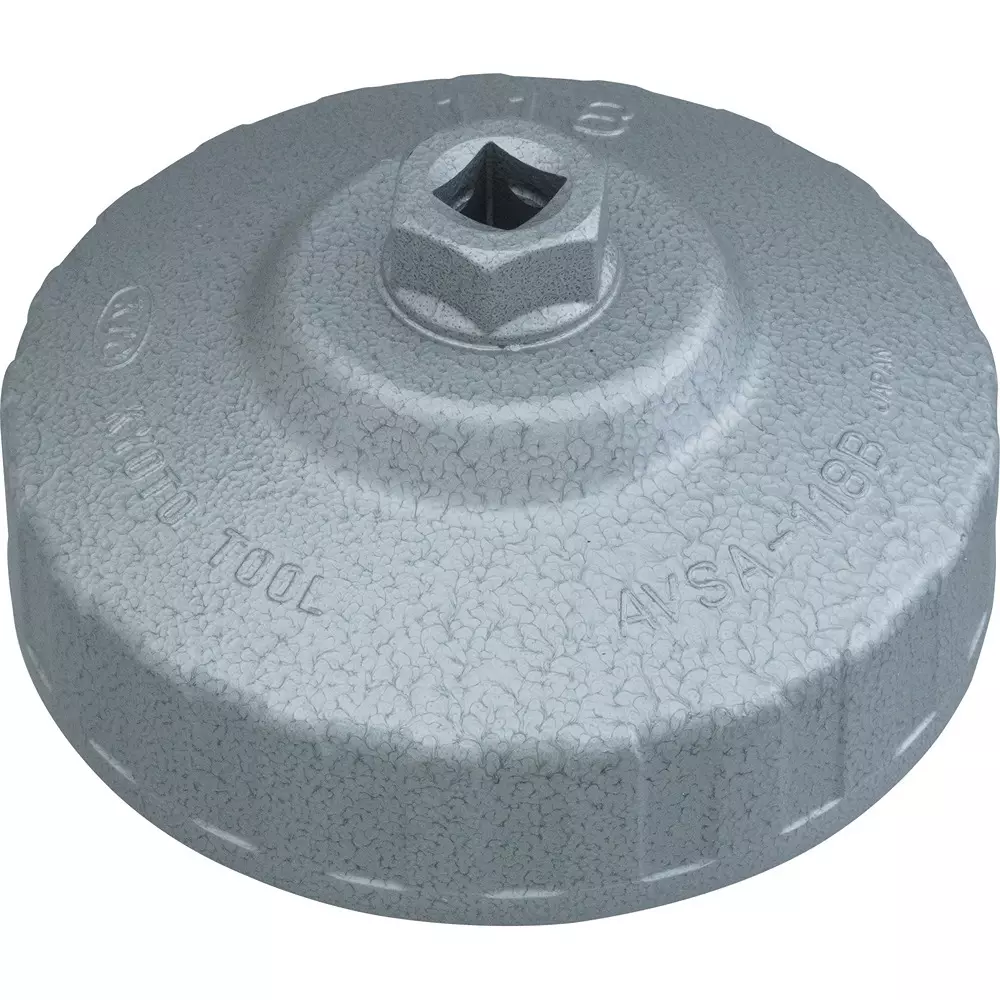 Ktc Cup Type Oil Filter Wrench 135 mm 16-Corner 12.7 mm Sq. Drive, AVSA-118B