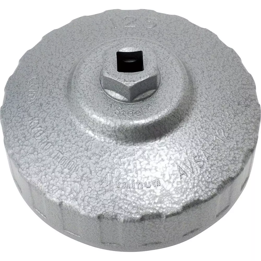 Ktc Cup Type Oil Filter Wrench 142 mm 18-Square 12.7 mm Sq. Drive, AVSA-125B