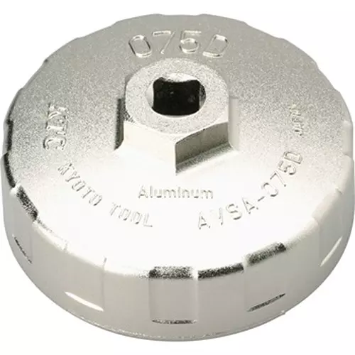 Ktc Cup Type Oil Filter Wrench 74.7 mm 15-Square 9.5 mm Sq. Drive, AVSA075D