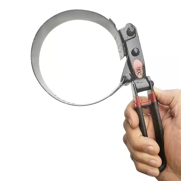 Mec Universal Oil Filter Wrench Swivel Model With Rubber Insulated Grip for Multi-Vehicle (Tata, Maruti, Hyundai), MEC1238 (Set of 3)