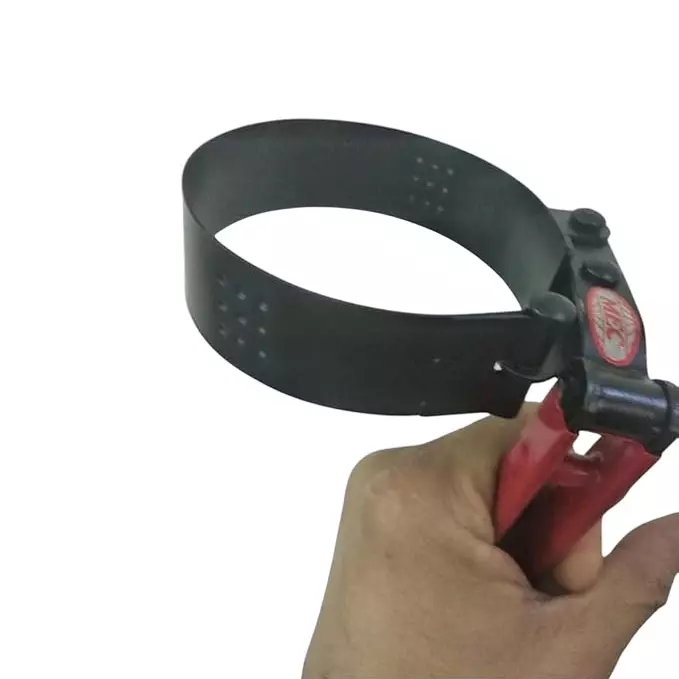 Mec Universal Oil Filter Wrench Swivel Model With Rubber Insulated Grip for Multi-Vehicle (Tata, Maruti, Hyundai), MEC1238 (Set of 3)