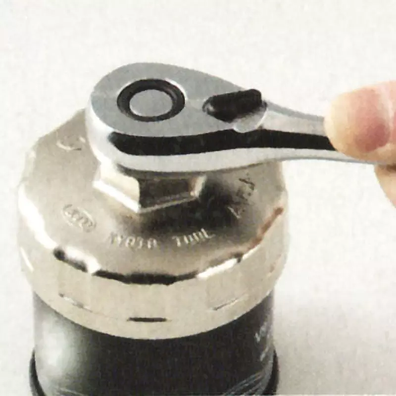 Ktc Cup Type Oil Filter Wrench 63 mm 14-Square 9.5 mm Sq. Drive, AVSA-063