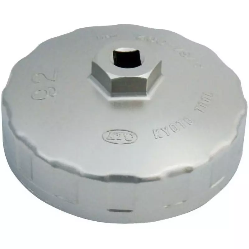 Ktc Cup Type Oil Filter Wrench 92 mm 15-Square 9.5 mm Sq. Drive, AVSA-092