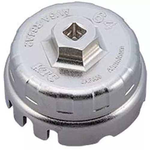 Ktc Oil Filter Wrench for Filter Paper Replacement Aluminum, AVSA-R64A2