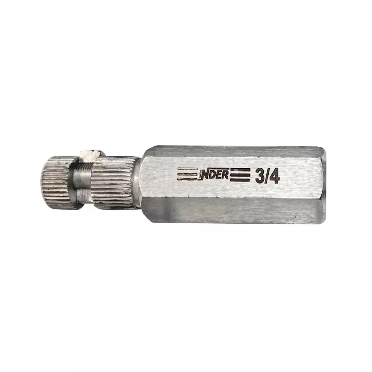 Inder Internal Pipe Wrench Silver Color Metal Body and 3/4 inch (19.05 mm) Size, 338C