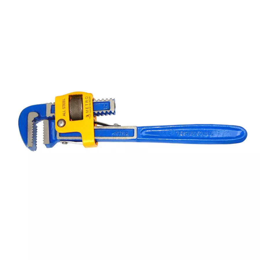 Metro Pipe Wrench Blue and Yellow 304.8 mm (12 inch) Size, PW12