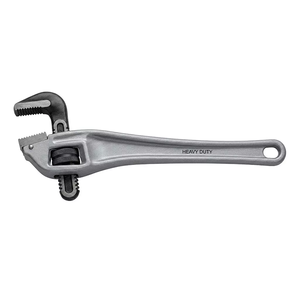 Inder Corner Pipe Wrench 90° Heavy Duty Metal Body with Aluminium Handle and 18 inch (457.2 mm) Size, 348E