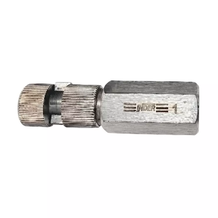 Inder Internal Pipe Wrench Silver Color Metal Body and 1 inch (25.4 mm) Size, 338D