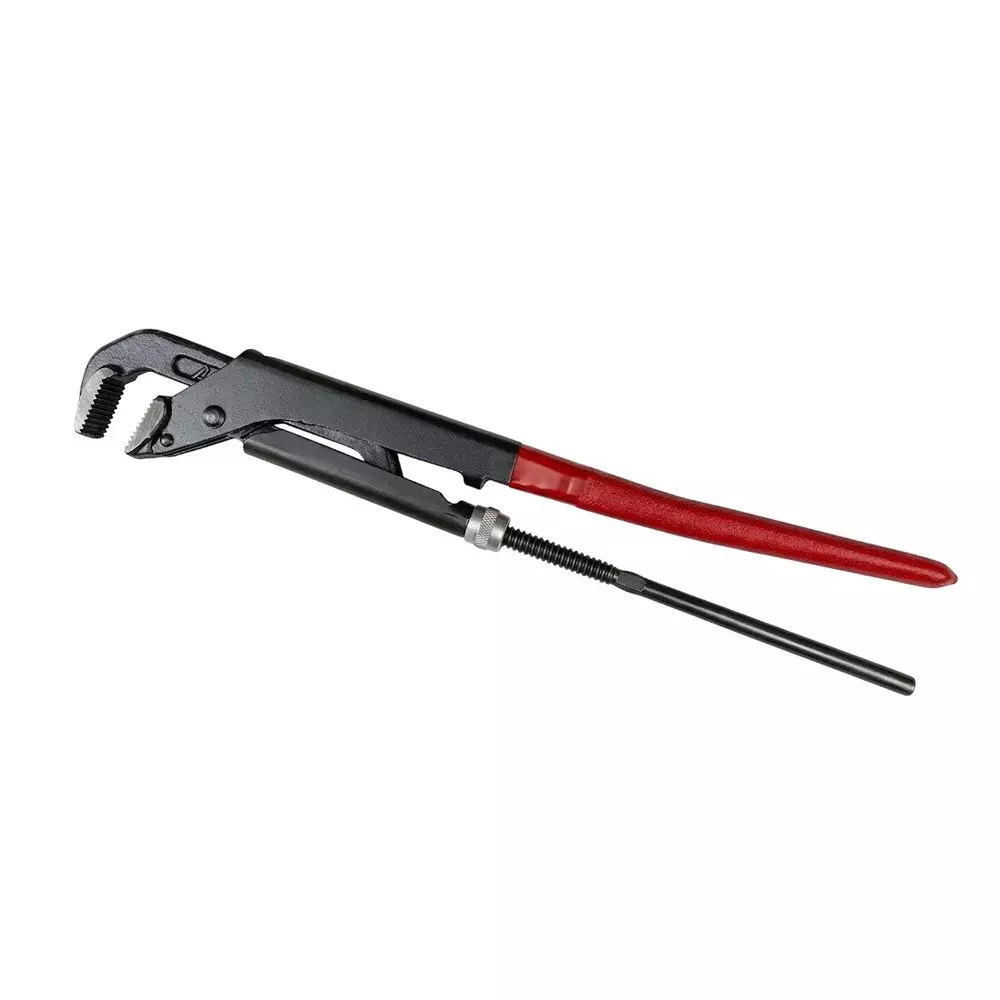 Inder Universal Pipe Wrench Red and Black Color Metal Body and 430 mm Size, 299B