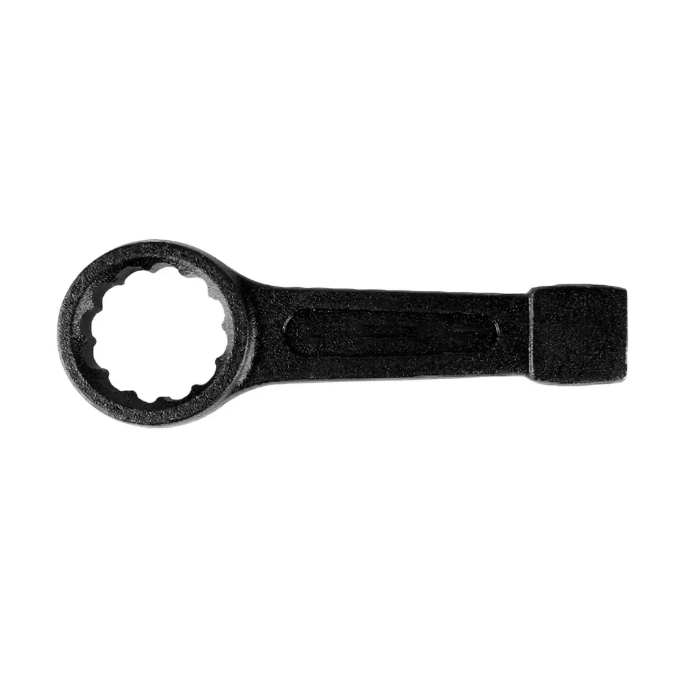 Ajay 67 mm Ring Slogging Wrench Heavy Duty Spanner with Strong Profile Handle and Double Striking End, 02901