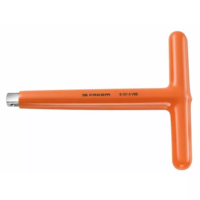 Facom 1/2 in Isolated Handle, 175 mm Overall, S.121AVSE
