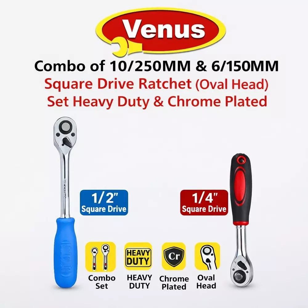 venus-heavy-duty-oval-square-drive-ratchet-kit-blue-red-chrome-vanadium-steel-12-inch-14-inch-127-mm-63-mm-10-inch-6-inch-250-mm-150-mm-for-industrial-use-combo-ratchet-2