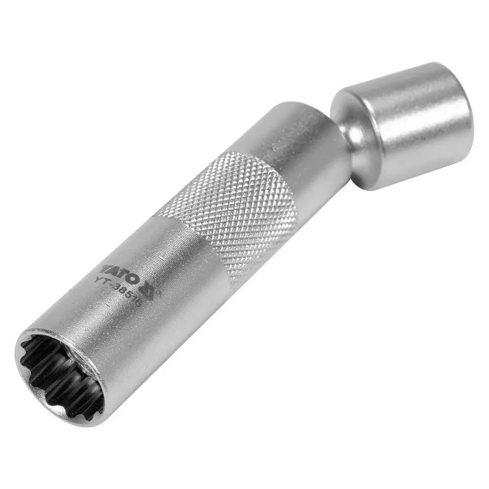Yato Spark Plug Socket 14 mm (3/8 inch), YT-38516