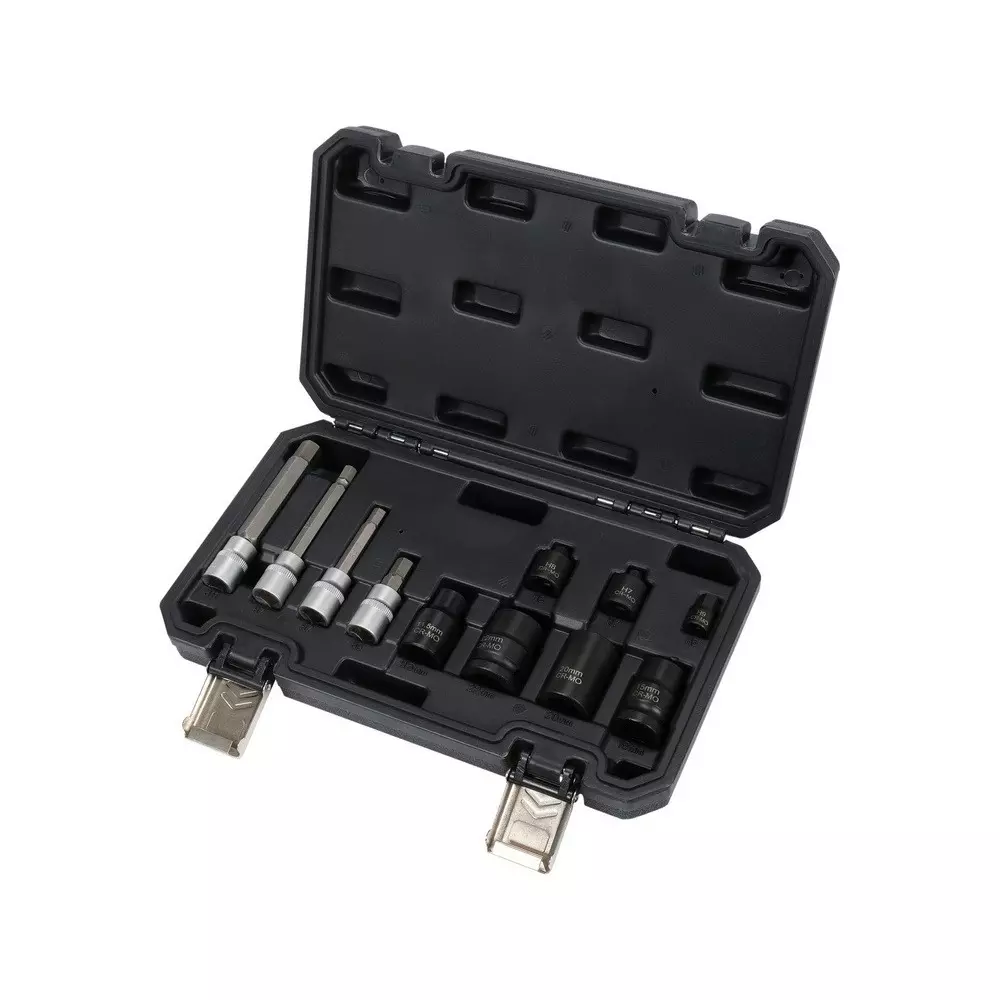 Yato Brake Caliper Socket and Bit, YT-06808 (Set of 11 Pcs)