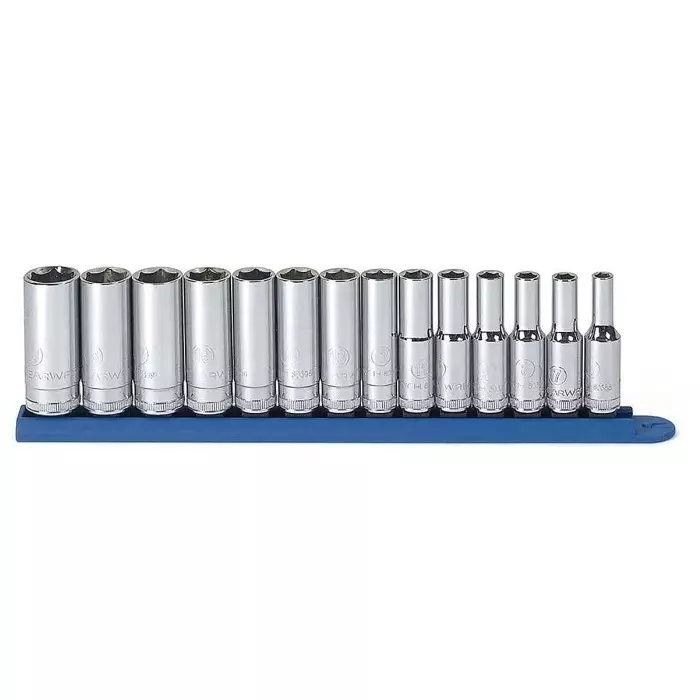 GEARWRENCH 14-Piece Metric 3/8 in Deep Socket Set 6 point, 80554