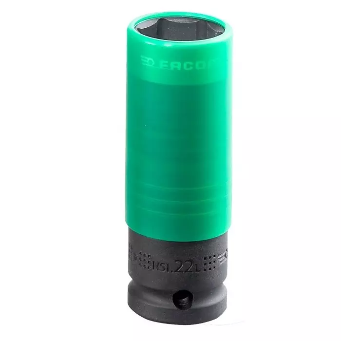 Facom 22mm, 1/2 inch Drive Impact Socket, 210 mm length, NSI.22L