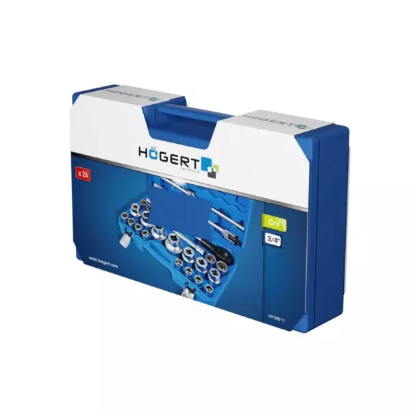 hogert-technik-26-pcs-socket-set-34-inch-19-mm-drive-size-24-teeth-and-cr-v-alloy-steel-body-ht1r511